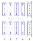 King Engine Bearings Subaru EJ20/EJ22/EJ25 Bi-Metal Silicon Aluminum Main Bearing Set - Size +.002mm