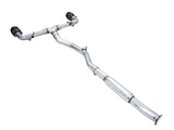 AWE Tuning Subaru BRZ / Toyota GR86 / Toyota 86 Track Edition Cat-Back Exhaust- Diamond Black Tips