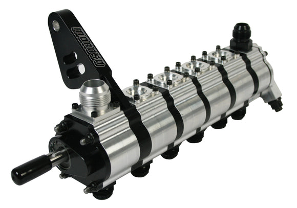 Moroso T3 Series Dragster 6 Stage Dry Sump Oil Pump - Tri-Lobe - Left Side - 1.200 Pressure