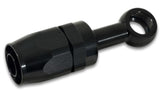 Vibrant -8AN Banjo Hose End Fitting for use with M18 Banjo Bolt - Aluminum Black