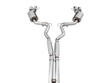 AWE Tuning 2018+ Ford Mustang GT (S550) Cat-Back Exhaust - Touring Edition (Quad Chrome Silver Tips)