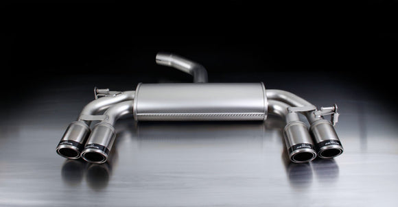 Remus 2011 Volkswagen Golf VI 1.2L Cat Back Exhaust w/84mm Angled w/Carbon Ring Tail Pipe Set