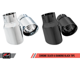 AWE Tuning Ford Focus ST Touring Edition Cat-Back Exhaust - Non-Resonated - Diamond Black Tips