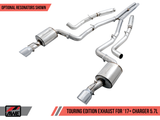 AWE Tuning 2017+ Dodge Charger 5.7L Track Edition Exhaust - Chrome Silver Tips
