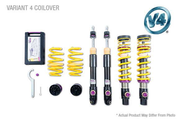 KW Coilover Kit V4 2015+ Mercedes C-Class (W205) AMG C63/C63 S Sedan w/ Electronic Dampening