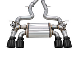 AWE Tuning BMW F8X M3/M4 Track Edition Cat-Back Exhaust - Diamond Black Tips