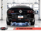 AWE Tuning S197 Mustang GT Axle-Back Exhaust - Track Edition (Diamond Black Tips)