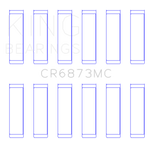 King Engine Bearings Toyota 2Gr-FE/ 3GR-FE Polymer Coated (Size 0.05) Connecting Rod Bearing Set