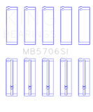 King Engine Bearings Hyundai i30 G4FC (Size +0.75mm) Main Bearing Set