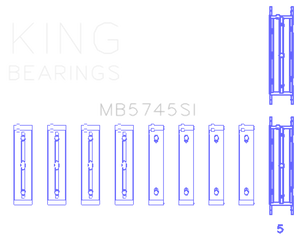 King Subaru FA/FB (Size STD) Main Bearing Set