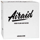 Airaid Universal Air Filter - Cone 6in FLG x 10-3/4x7-3/4in B x 4in T x 9in H - Synthaflow
