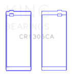 King Engine Bearings Dodge Cummins 4BTA/4BTAA/6BT/6BTA (Size STD) Rod Bearing Set