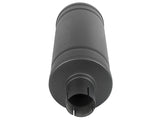 aFe MACH Force-Xp 409 SS Muffler w/ Black finish 2-1/2in Inlet & Outlet 14in x 16in Diameter