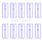 King Engine Bearings Honda H22 50mm Journal Crankshaft Main Bearing Set (Size .025)