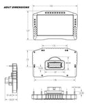ECUMASTER ADU7 ADVANCED DISPLAY UNIT REV.2, IP65