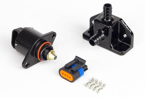 Idle Air Control Kit - Billet 2 Port Housing With 2 Screw Style Motor Diameter: 10mm (3/8