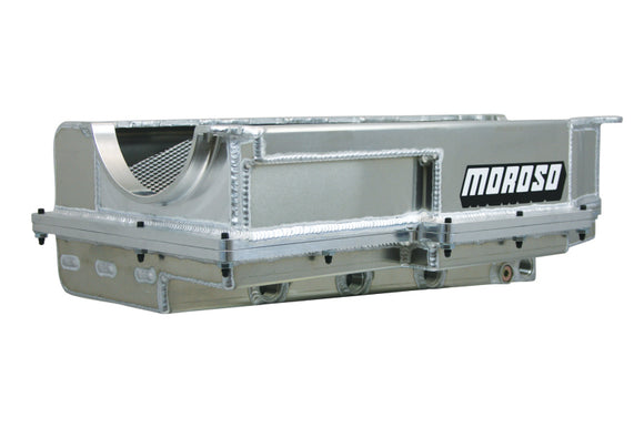 Moroso Donovan 700/DRC2/Merlin Big Block (w/Four Pick Ups & 2 Piece Seal) Dry Sump Aluminum Oil Pan
