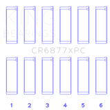 King Engine Bearings BMW S54B32 3.2L Coated Performance Rod Bearing Set of 6 (Size STDX)