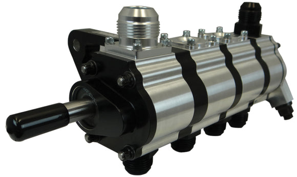 Moroso 4 Stage Dry Sump Oil Pump w/Fuel Pump Drive - Tri-Lobe - Left Side - 1.200 Pressure