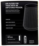 Airaid Universal Air Filter - Cone 6in Flange x 7in Base x 4-3/8in Top x 7in Height - Synthamax