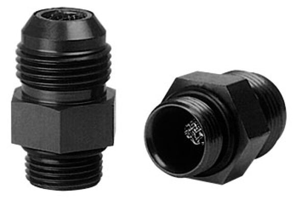 Moroso Dry Sump/External Oil Pump Fitting w/Screen -10An to -12An w/O-Ring - Aluminum - 2 Pack