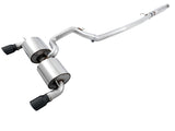 AWE Tuning Ford Focus RS Touring Edition Cat-Back Exhaust - Resonated - Diamond Black Tips