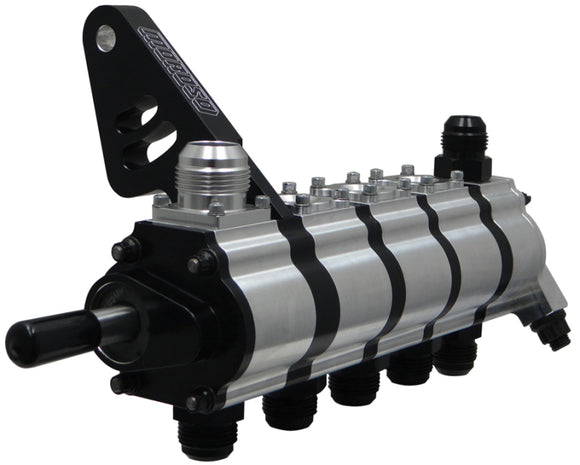 Moroso T3 Series Dragster 5 Stage Dry Sump Oil Pump - Tri-Lobe - Left Side - .900 Pressure