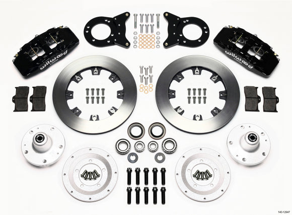 Wilwood Dynapro 6 Front Hub Kit 12.19in 1965-1969 Mustang Disc & Drum Spindle