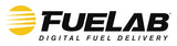 Fuelab 818 In-Line Fuel Filter Standard -8AN In/Out 10 Micron Fabric - Gold