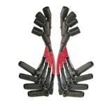 Moroso 11in Long Sleeved Coil On Plug Ultra Spark Plug Wire Set - Red