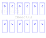 King Engine Bearings Datsun L28 (Size +.25mm) Connecting Rod Bearing Set