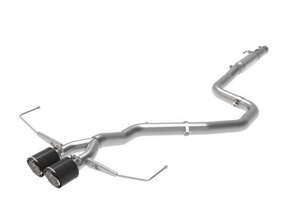 aFe Takeda Exhaust Cat-Back 19-20 Hyundai Veloster 304SS Carbon Fiber Dual Tips Exhaust