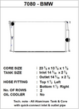CSF BMW 2 Series (F22/F23) / BMW 3 Series (F30/F31/F34) / BMW 4 Series (F32/F33/F36) M/T Radiator