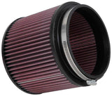 K&N Universal Rubber Filter 6in Flange ID / 7.5in OD / 6in Height / Round Straight