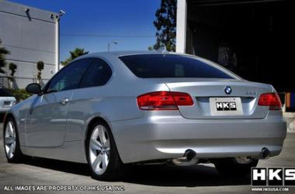 HKS 07-08 BMW 335i Coupe Only Legamax Hi-Power Dual SOS304 Ti-Tip Catback Exhaust