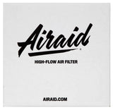 Airaid Universal Air Filter - Cone 6in FLG x 10-3/4x7-3/4in B x 7-1/4x4-3/in T x 9in H - Synthaflow