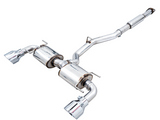 AWE Tuning Subaru BRZ/ Toyota GR86/ Toyota 86 Touring Edition Cat-Back Exhaust- Chrome Silver Tips