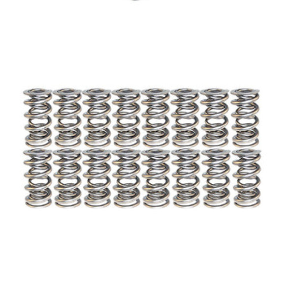 Manley Oval/Drag Chrome Silicone Double w/ Damper 16pc Valve Springs 1.550 OD/.725 ID