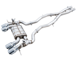 AWE Tuning SwitchPath Cat-Back Exhaust for BMW G8X M3/M4 - Chrome Silver Tips