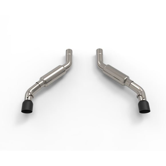 Kooks 2016 + Chevrolet Camaro SS LT1 3in Axle Back Exhaust System w/ Mufflers and Dual Black Tips