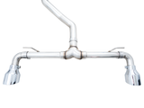 AWE Tuning 2022 VW GTI MK8 Touring Edition Exhaust - Chrome Silver Tips