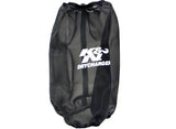 K&N 6.625in Base ID / 5.25in Top ID / 9.5in H Round Tapered Black Drycharger Air Filter Wrap