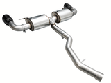 AWE 19-23 BMW 330i / 21-23 BMW 430i Base G2X Touring (Excl. Conv) Axle-Back Exhaust - Diamond Black