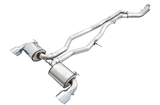 AWE Tuning 2020 Toyota Supra A90 Non-Resonated Touring Edition Exhaust - 5in Chrome Silver Tips