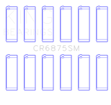 King Engine Bearings Mercedes Benz OM 642 Sputter Replacement Connecting Rod Bearing +0.50 Oversize