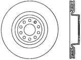 StopTech 06-10 Audi A3/08-10 TT / 06-09 VW GTI Mk V Cryo-Stop Right Front Slotted Rotor