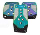 NRG Aluminum Sport Pedal M/T - Neochrome w/Black Carbon