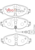 DBA 15-19 Audi A3 (w/288mm Front Rotor) XP Performance Front Brake Pads