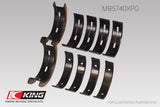 King Engine Bearings Subaru EJ20/EJ22/EJ25 Housing Bore + .005 (Size 0.25) Main Bearing Set