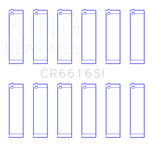 King Engine Bearings Buick / Chevrolet V6 (STD Size) SI-Series Connecting Rod Bearings Set of 6